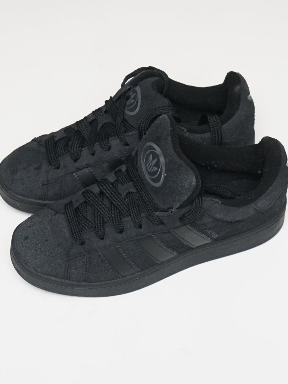 Adidas Campus 00s J Sneakers Suede Double Black Boys Size 7